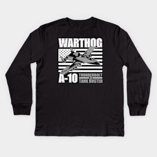 A-10 Warthog Kids Long Sleeve T-Shirt